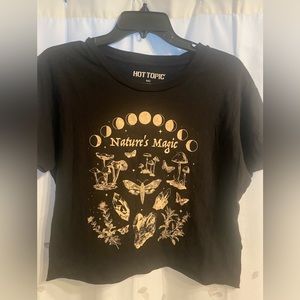 Natures Magic black crop top
